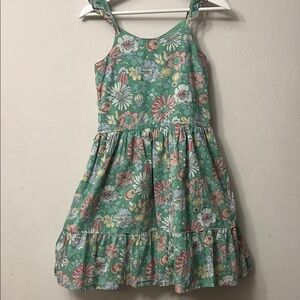 GAP Pink and White Sleeveless Resort Sundress